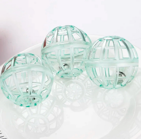 Cat Toy Soundball Transparent Plastic