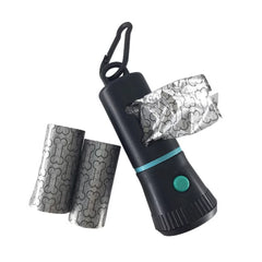 Dog Poop Bags Dispenser with Flashlight