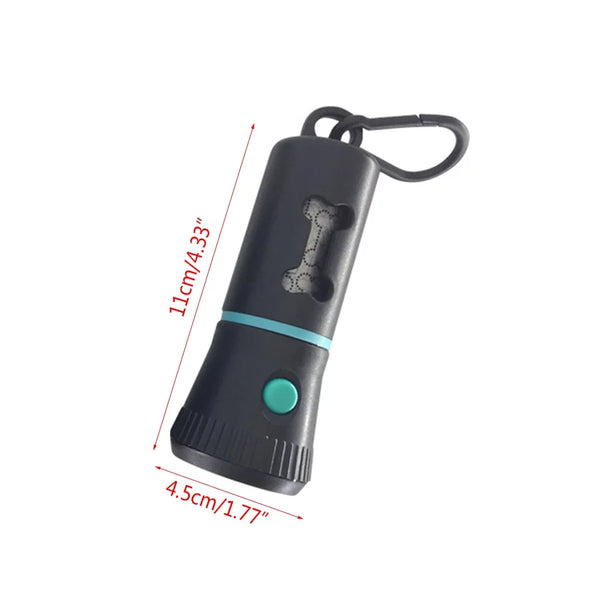 Dog Poop Bags Dispenser with Flashlight