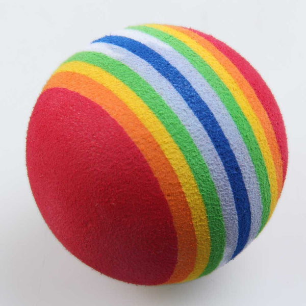 Foam Ball Colorful Dog Cat Toy