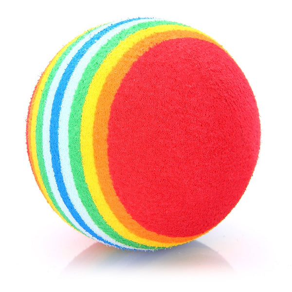 Foam Ball Colorful Dog Cat Toy