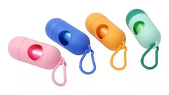 Pet Poop Bag Dispenser with Hook Multi-color