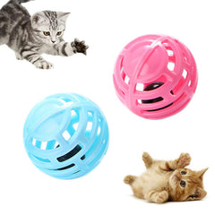 Plastic Bell Ball Cat Toy