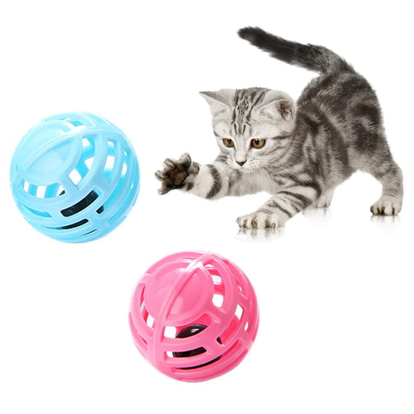 Plastic Bell Ball Cat Toy