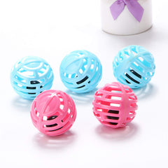 Plastic Bell Ball Cat Toy