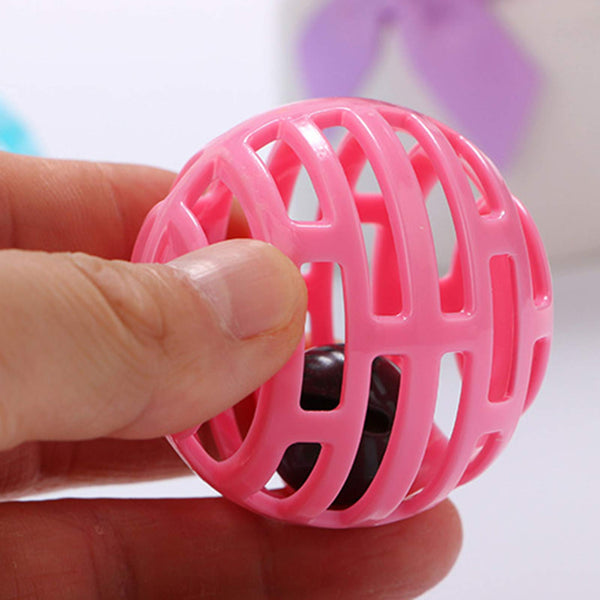 Plastic Bell Ball Cat Toy