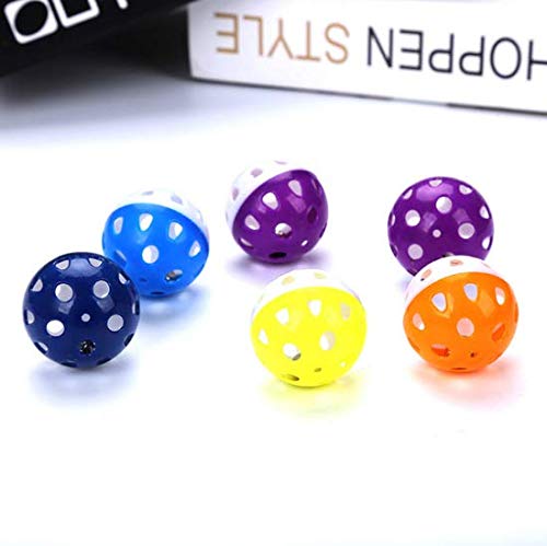 Plastic Lattice Jingle Bell Cat Toy Balls