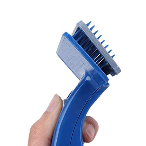 Plastic Pet Comb with Press Key