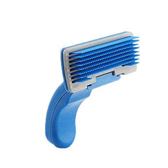 Plastic Pet Comb with Press Key