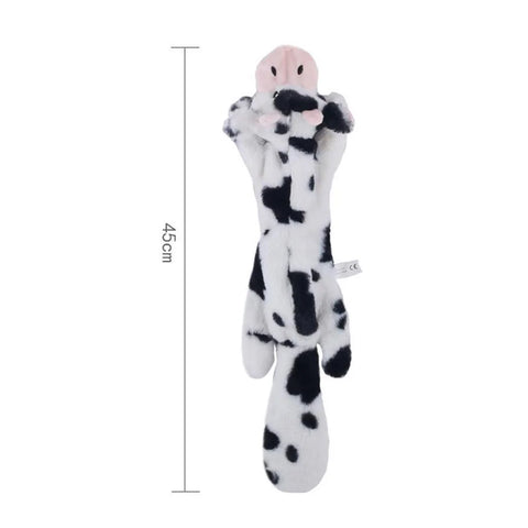 Plush Animal Fur Toys For Pets - Cow