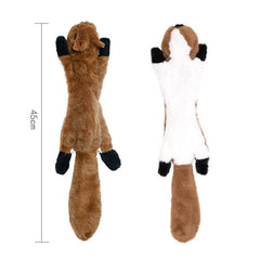 Plush Animal Fur Toys For Pets - Squirrel