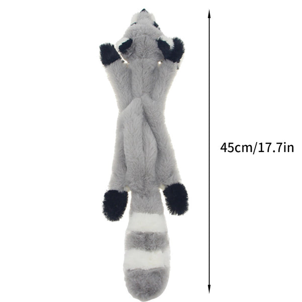 Plush Animal Fur Toys For Pets - Raccoon