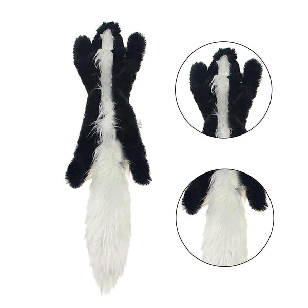 Plush Animal Fur Toys For Pets - Skunk